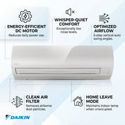 Daikin Wall Splits for VRV Systems 0.5 Ton 1.7 kW 0.6 HP 5,800 Btu/h FXAQ15A