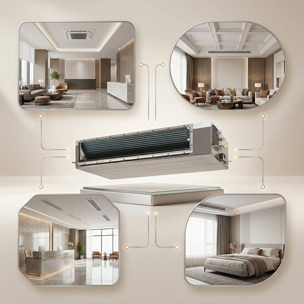 Daikin Ducted Splits for VRV Systems 0.8 Ton 2.8 kW 1.0 HP 9,500 Btu/h FXSQ25A