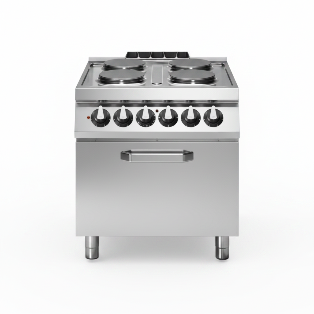 Electric Cooker On Oven