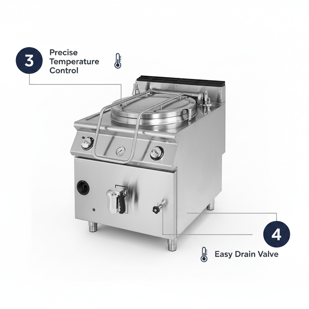 Modular ELECTRIC BOILING PAN F70/70PGI/50