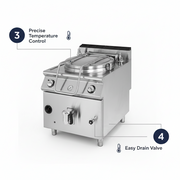 Modular ELECTRIC BOILING PAN F70/70PGI/50