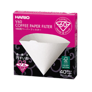 Hario V60 Coffee Paper Filter VCF-02-40W: Oxygen-bleached paper