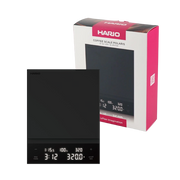 Hario Coffee Scale Polaris CST-2000-B 2000g: Black/White with Timer & Ratio Function