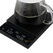 Hario Coffee Scale Polaris CST-2000-B 2000g: Black/White with Timer & Ratio Function