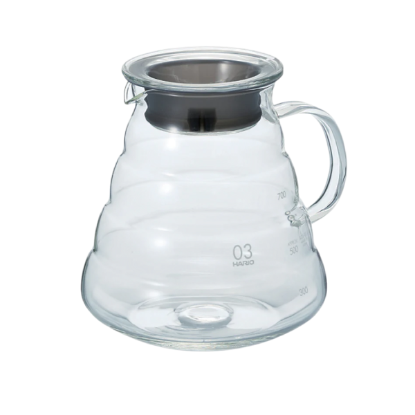 Hario V60 Range Coffee Server XGSR-80-TB 800ml: Clear glass