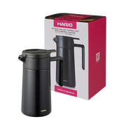 Hario Thermal Server Ceramic Coating CHP-600-W 600ml: Black/White exterior with matte finish