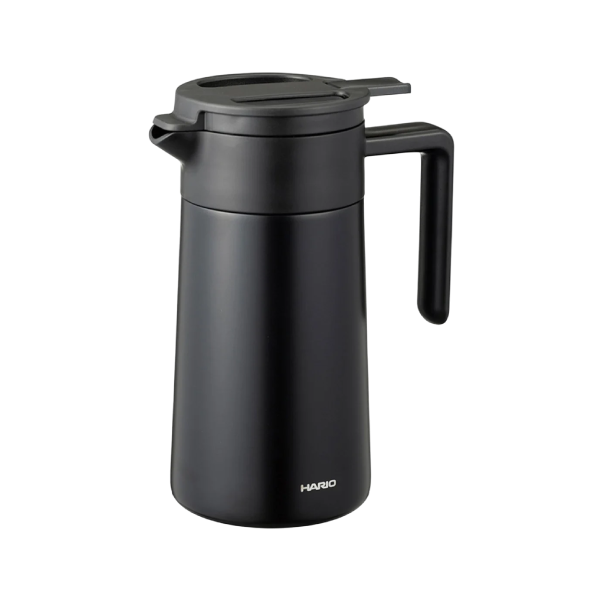 Hario Thermal Server Ceramic Coating CHP-600-W 600ml: Black/White exterior with matte finish