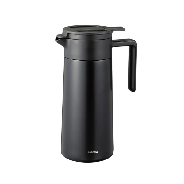 Hario Thermal Server Ceramic Coating CHP-800-B 800ml: Black/White Stainless steel body