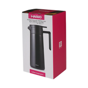 Hario Thermal Server Ceramic Coating CHP-800-B 800ml: Black/White Stainless steel body