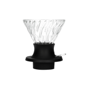 Hario V60 Immersion Switch Coffee Dripper 02 – Hybrid Pour Over & Immersion Brewer, Heatproof Glass, Adjustable Extraction