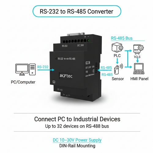Akytec IC3 Converter RS232-RS485