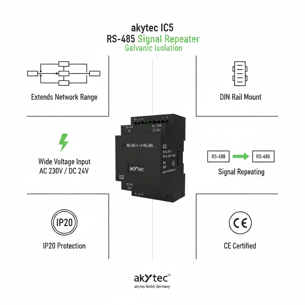 Akytec IC5 Repeater RS485