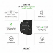 Akytec IC5 Repeater RS485