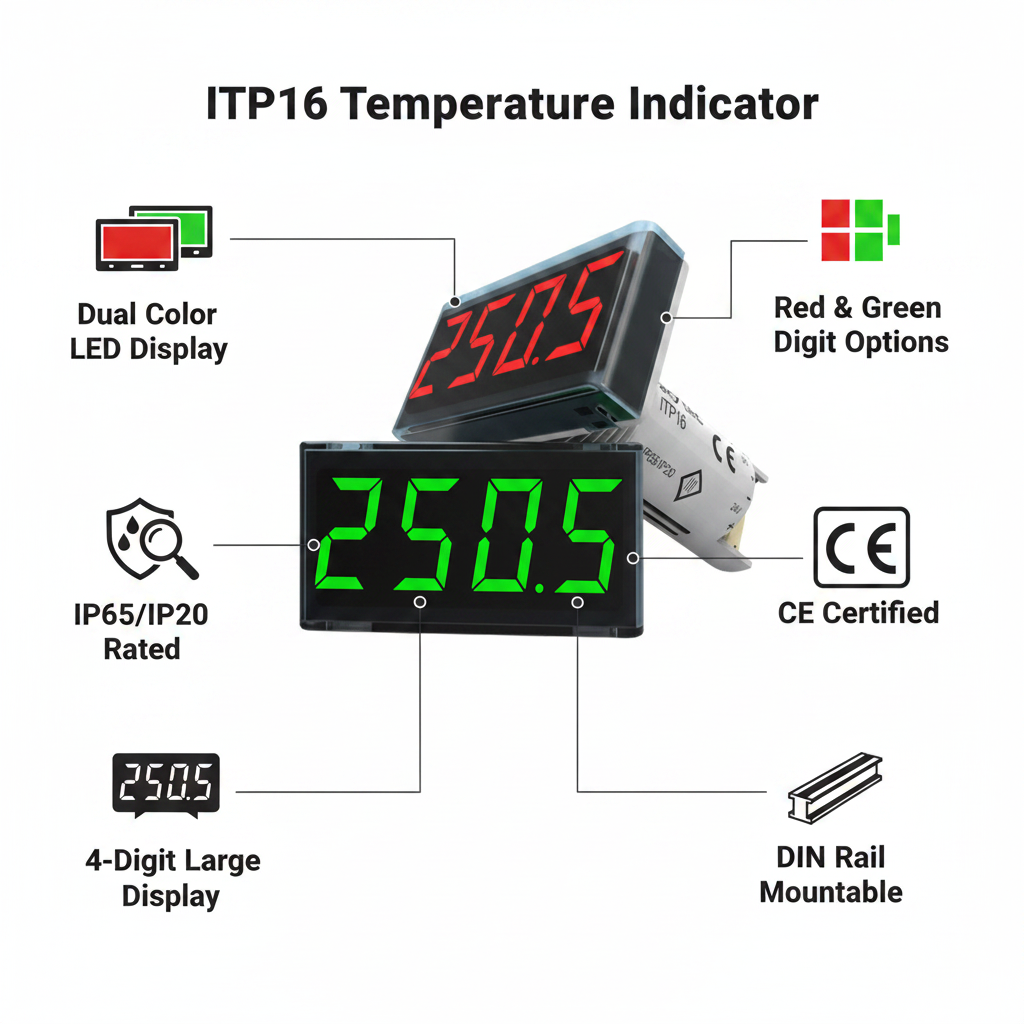 Akytec Temperature Indicator ITP16 / ITP16-G