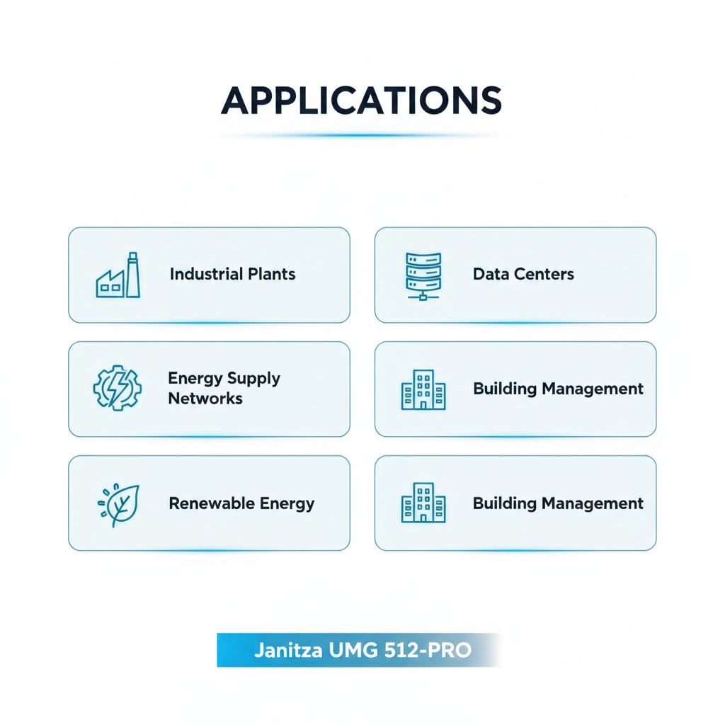 Janitza Power Supply Analyzer UMG 512 PRO 95V 240V AC UL