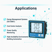 Janitza UMG 96RM-E Multi-functional power analyzer with Ethernet and RCM