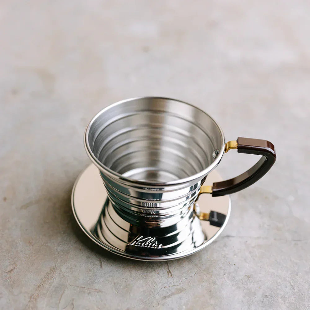 Kalita Wave 155 Stainless Steel Dripper – 1-2 Cups image 