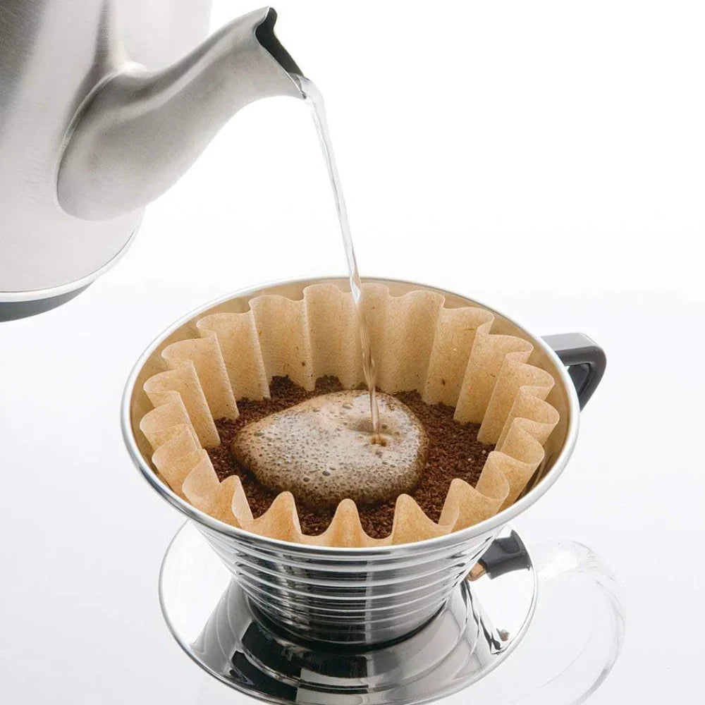 Kalita Wave 155 Stainless Steel Dripper – 1-2 Cups image 
