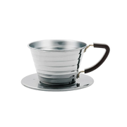 Kalita Wave 155 Stainless Steel Dripper – 1-2 Cups image 1