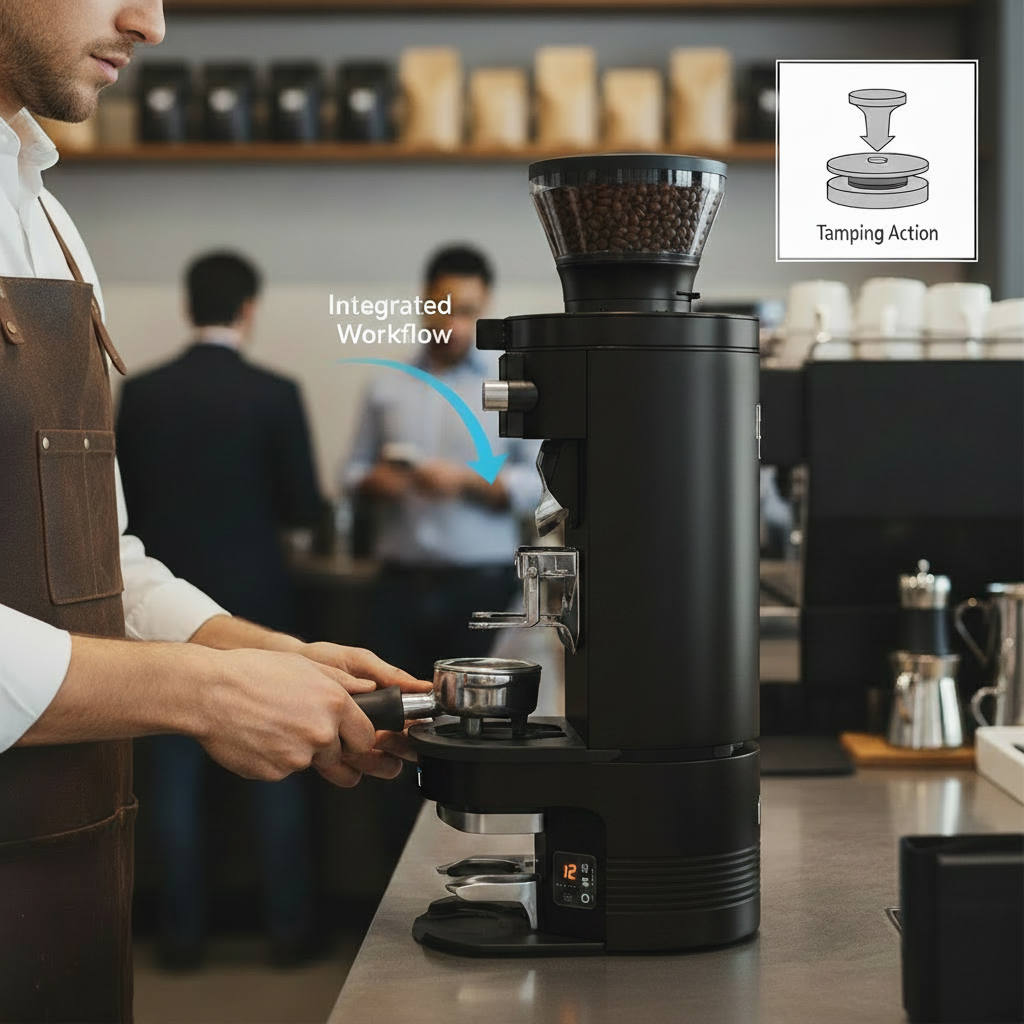 PUQpress M5 Automatic Coffee Tamper Black