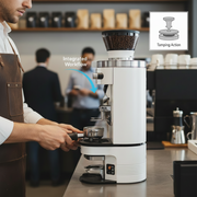 PUQpress M5 Automatic Coffee Tamper White