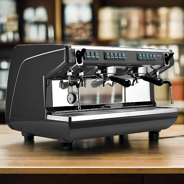 Nuova Simonelli Appia Life 2 Group Volumetric Black Espresso Machine