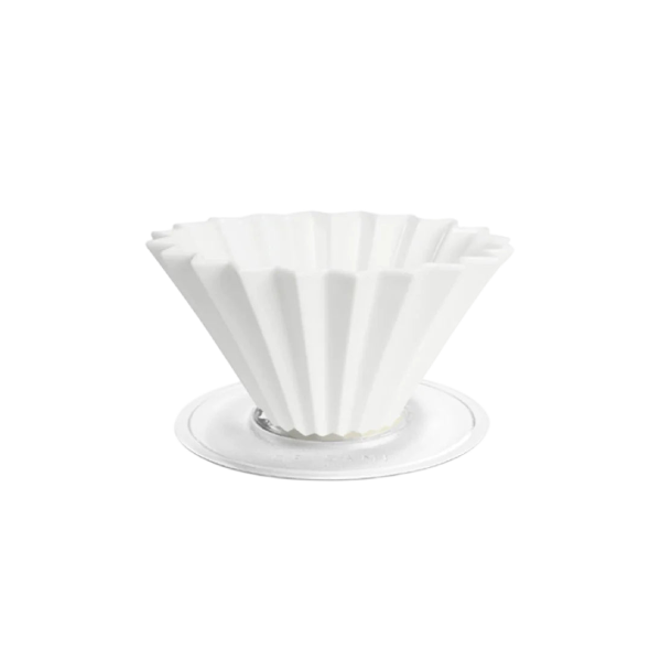 Origami Dripper M with Plastic Holder white color image 