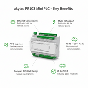 Akytec Ethernet Enabled Mini PLC PR103