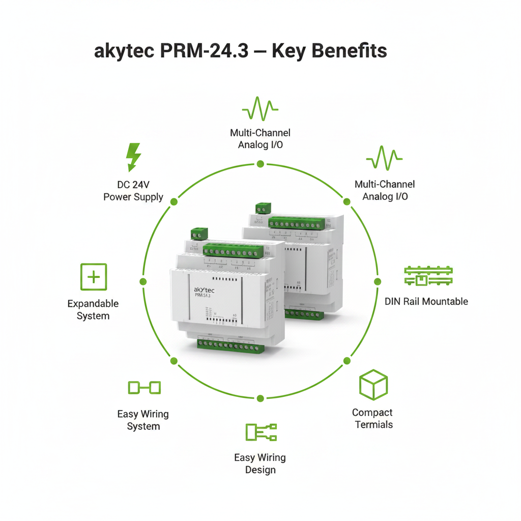 Akytec PRM Extension module (PRM.230.1, PRM.24.1, PRM.230.3, PRM.24.3)