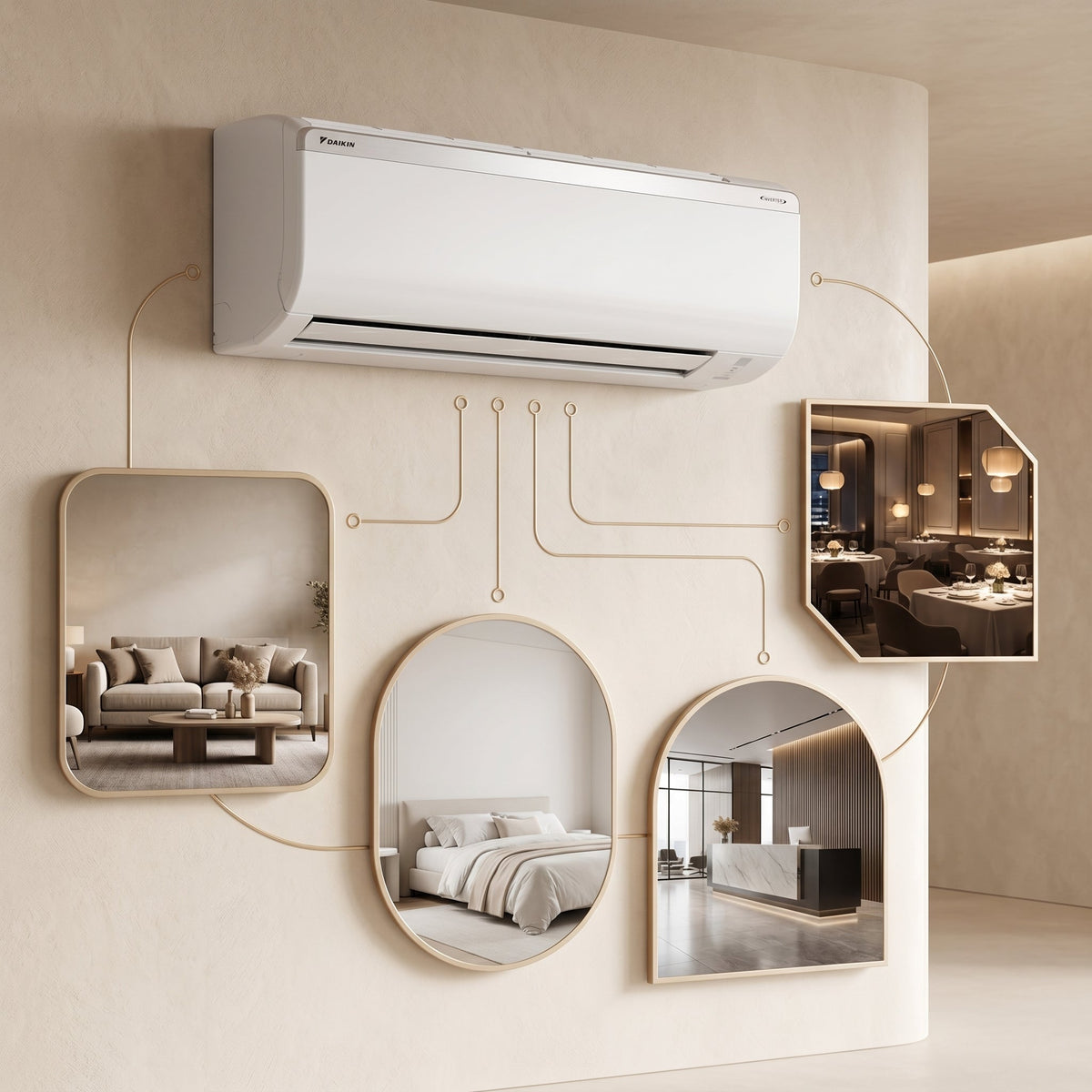 Daikin FTKF18TVMUZK / RKFG18TVMUZK Air Conditioner - Temperature Control for Ultimate Comfort