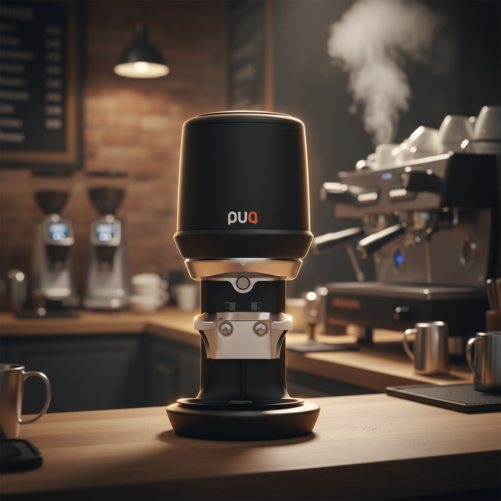 PuqPress - PRO Precision Automatic Tamper - Matt 58.3mm, UK Plug