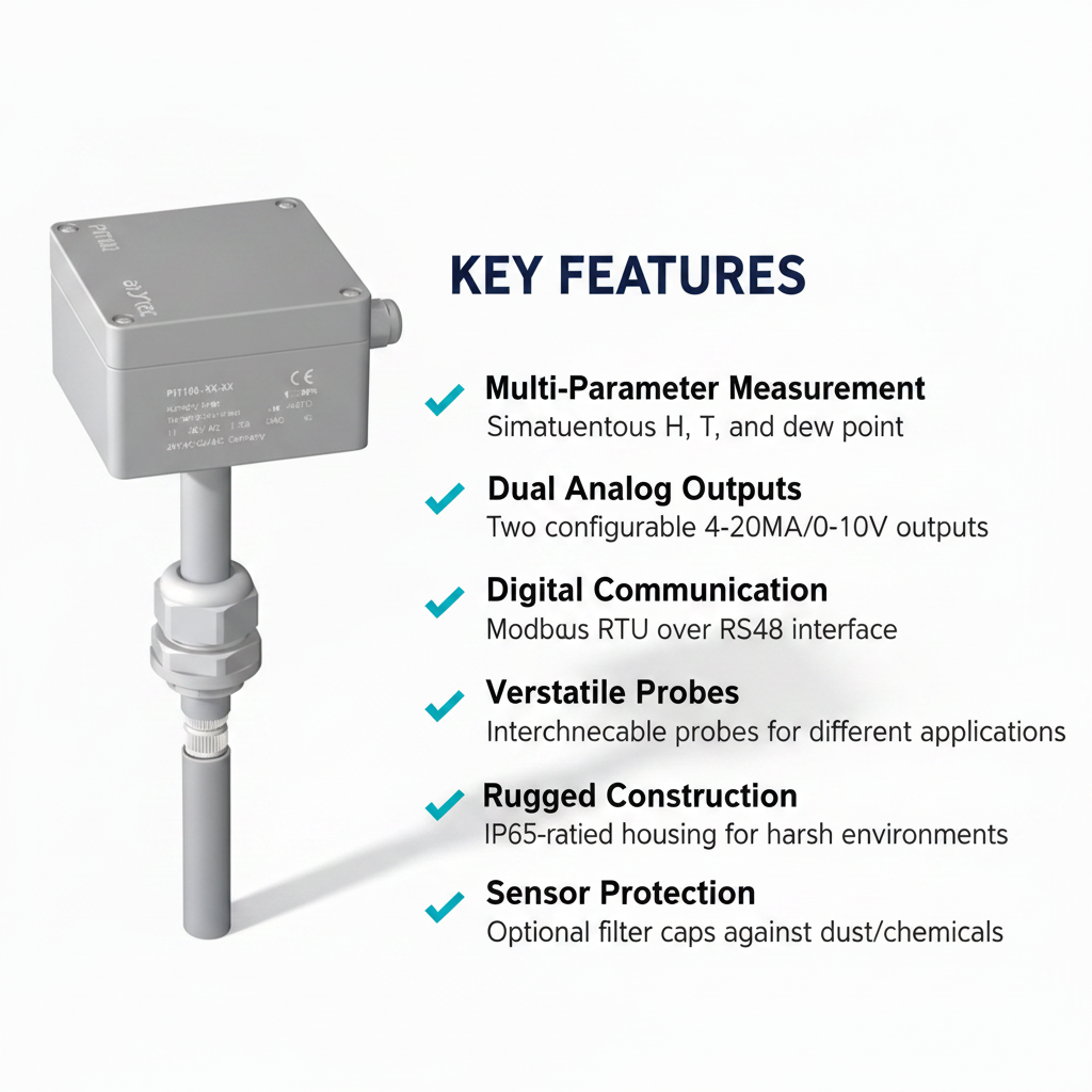 Akytec Humidity & Temperature Transmitter PVT100