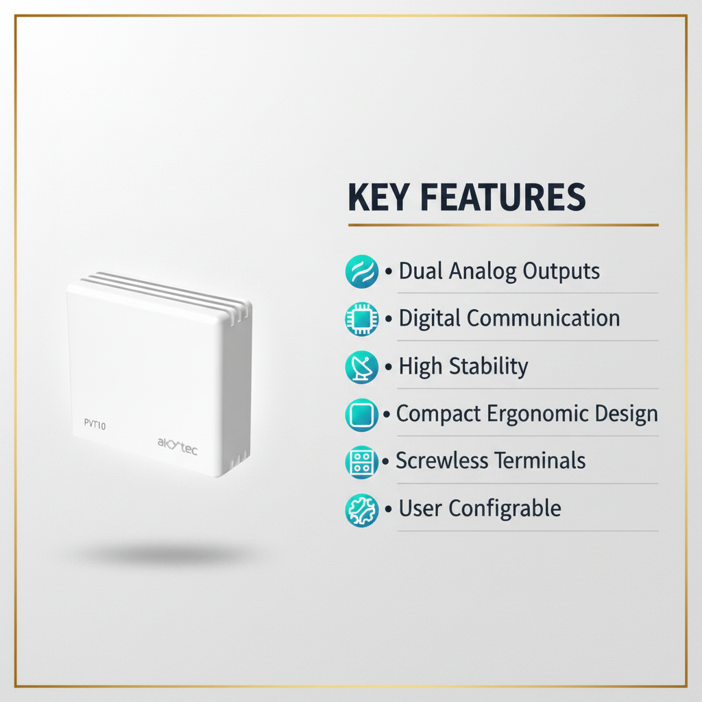 Akytec Humidity & Temperature Transmitter PVT10