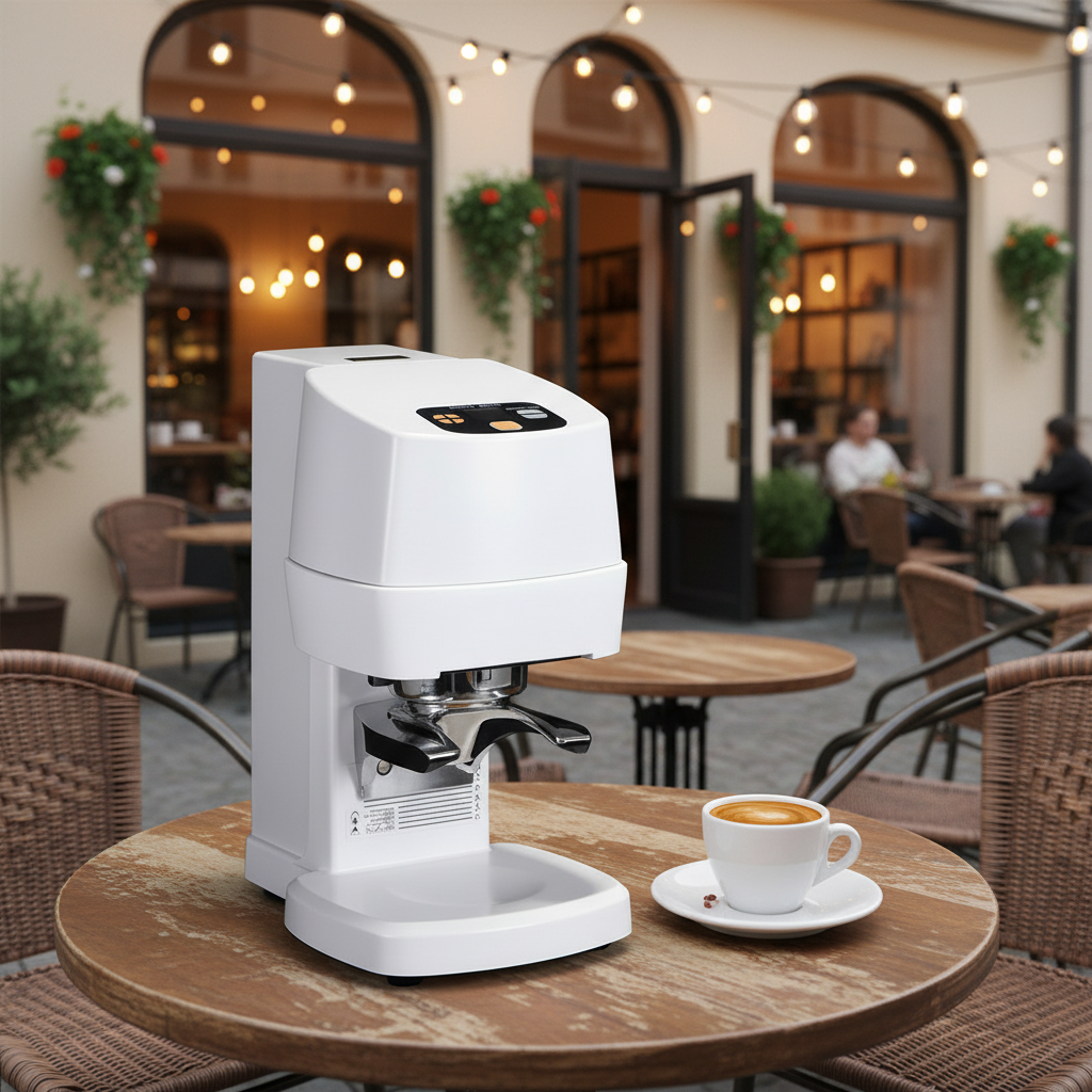 Precise Automatic Coffee Tamper White