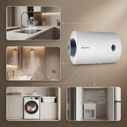 Ariston Electric Water Heater Horizontal BLU R, 50 L - White