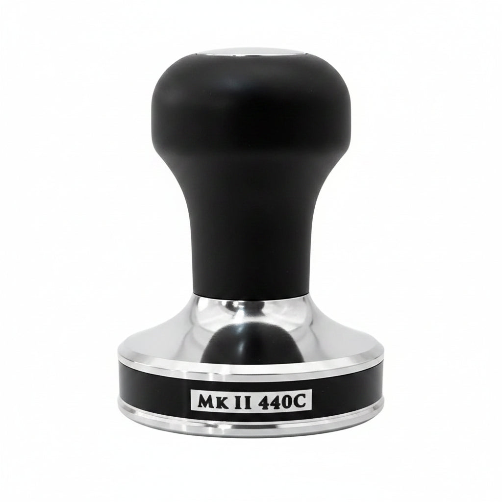 Pullman Black Barista Handle with Big Step Base Tamper, MK II 440C