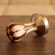Pullman Checkerboard Barista Handle with Big Step Base, MK II 440C