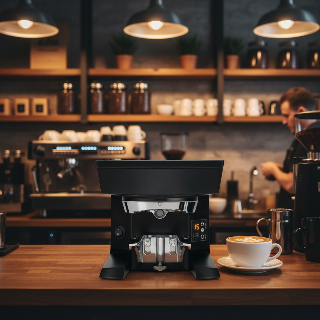 PUQpress M2 Electronic Coffee Machine Tamper Black