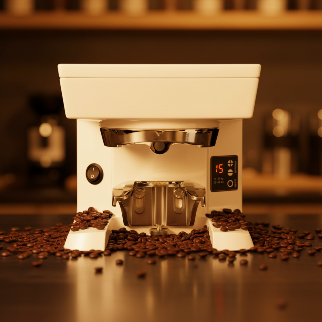 PUQpress M2 Electronic Coffee Machine Tamper White