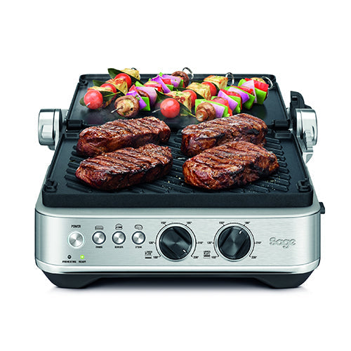 Sage SGR700BSS4GEU1 Grill: The BBQ & Press™ Grill Brushed Stainless Steel