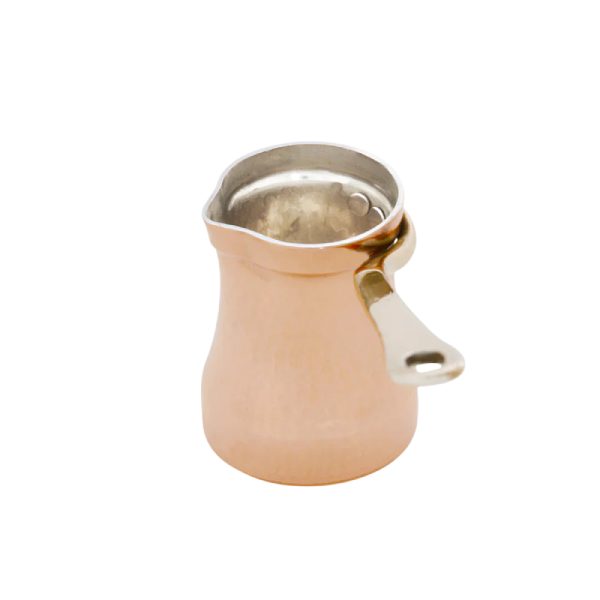 SOY Copper Cezve Turkish Coffee Pot Silver Lining – Right Handed C2
