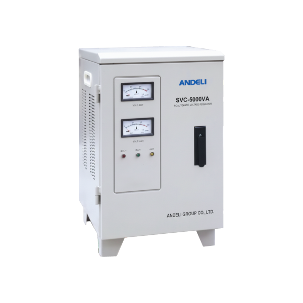 Andeli Voltage Stabilizer SVC 5000 VA 5 KW Single (1) Phase 110V Stand