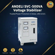 Andeli Voltage Stabilizer SVC 5000 VA 5 KW Single (1) Phase 110V Stand