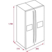 TEKA Side By Side Refrigerator 574 Litres RLF 74925| Fridge Freezer