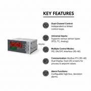 Akytec TRM202 2-Channel Controller