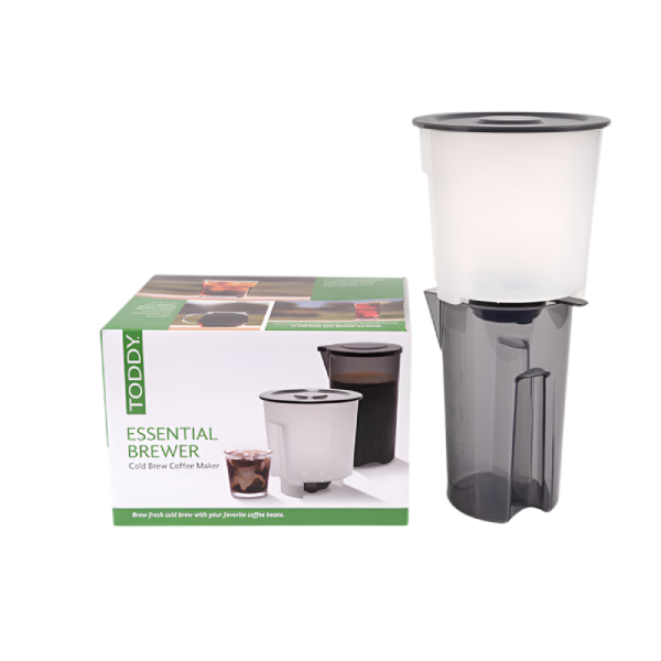 Toddy Essential Cold Brew Maker Kit – Durable BPA-Free Plastic, Easy-Steep Design for Smooth, Rich Coffee Concentrate, 38 oz