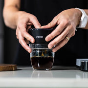 Trinity Zero Coffee Press, Portable Manual Coffee Brewer, Black, 8 oz – Compact Espresso & Coffee Maker for Travel, Camping, and Home Use