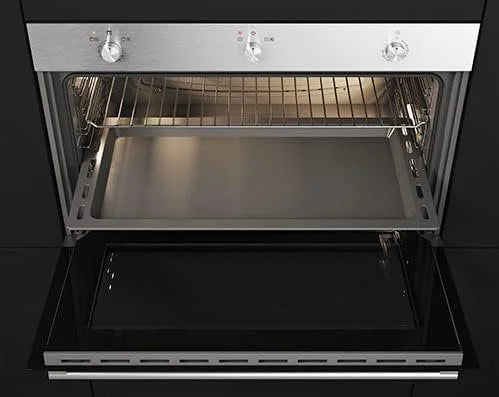 Baumatic BMEO96G3BL Built-in Fan-Assisted 90cm Gas Oven with Grill