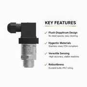 Akytec Pressure Transmitter PD121 for Viscous and Pasty Media