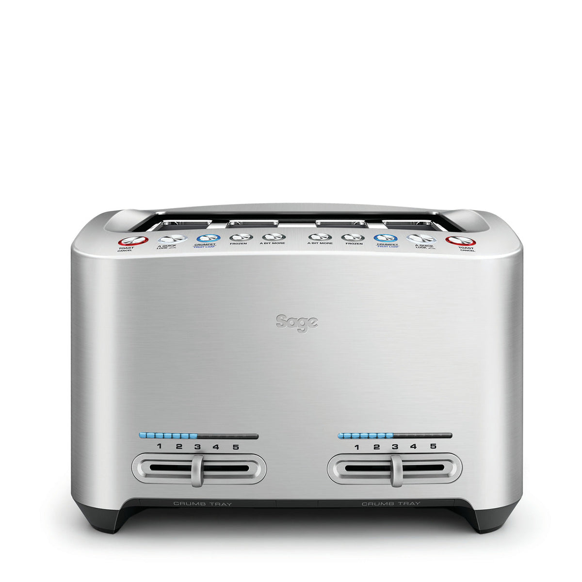 Sage BTA845UK The Smart Toast: 4 Slice Brushed Aluminium